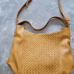 Jeane&jaxx mustard purse.